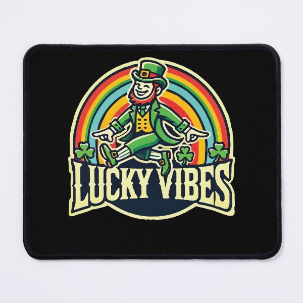 Item preview, St. Patrick's Day Lucky Vibes Rainbow Charm designed and sold by LuminOrb.