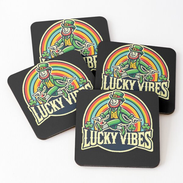 Item preview, St. Patrick's Day Lucky Vibes Rainbow Charm designed and sold by LuminOrb.