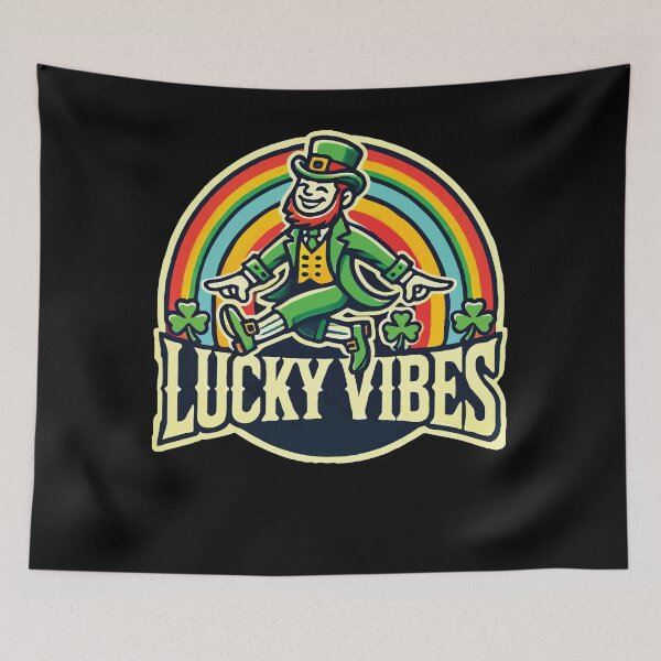 Item preview, St. Patrick's Day Lucky Vibes Rainbow Charm designed and sold by LuminOrb.