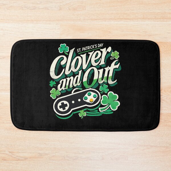 Item preview, St. Patrick's Day Retro Gaming Clover And Out designed and sold by LuminOrb.