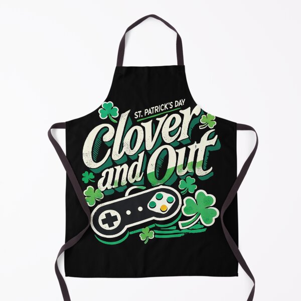 Item preview, St. Patrick's Day Retro Gaming Clover And Out designed and sold by LuminOrb.