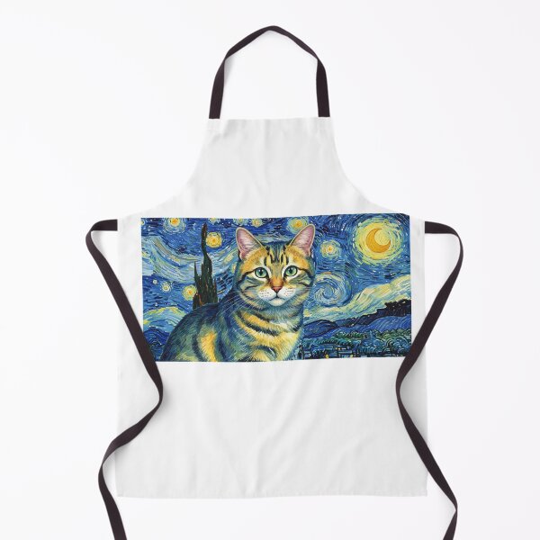 Item preview,  cat starry night designed and sold by FitEnvy.