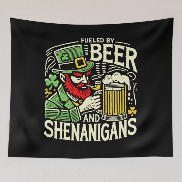 Item preview, St. Patrick's Day Fun With Beer And shenanigans designed and sold by LuminOrb.