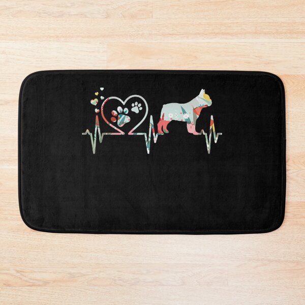 Item preview, Heartbeat Frenchie French Bulldog Mom Mama Dad Heart Gift T-Shirt designed and sold by StreetArtPro.