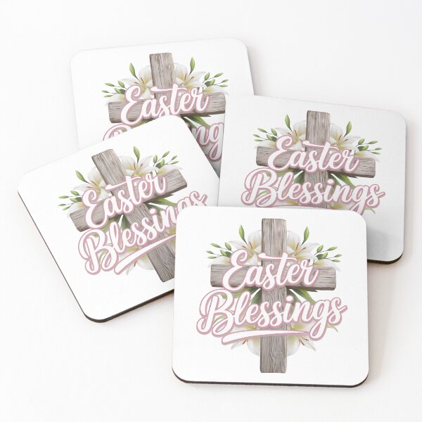 Item preview, Easter Blessings Cross with Lilies  designed and sold by CraftsEtc.
