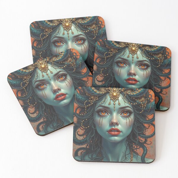Item preview, Mythological Heroine Medusa designed and sold by ferhatdkc.