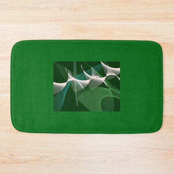 Item preview, lines, shapes and meshes on a green background designed and sold by manoloshoping.