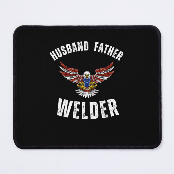 Item preview, Husband Father Welder blue collar cool eagle Patriotic designed and sold by snowry.