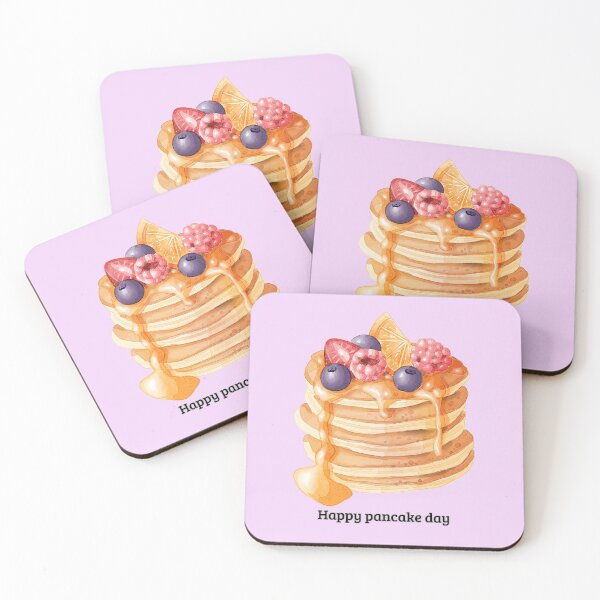 Item preview, Delicious Pancake Stack with Berries and Syrup designed and sold by AnyMar2023.