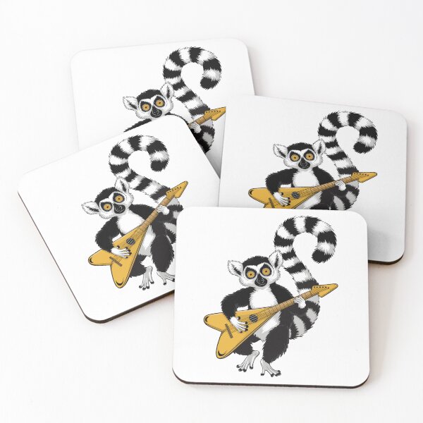 Item preview, Rockin' Lemur – Strumming Some Jungle Tunes designed and sold by WildlifeInc.