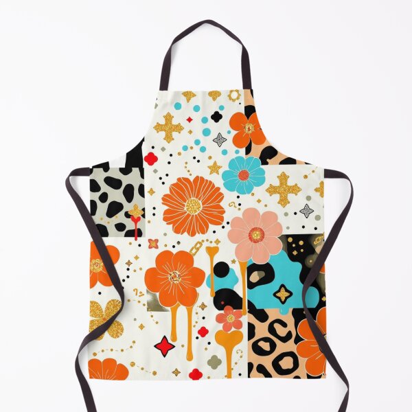 Item preview, Abstract floral Patchwork designed and sold by Roxburylane.