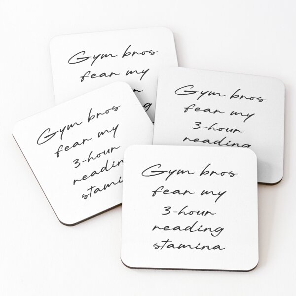 Item preview, Gym bros fear my 3-hour reading stamina designed and sold by Ninjacatoff.