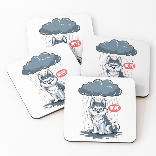 Item preview, Grumpy Husky – Nope, Not Today designed and sold by WildlifeInc.