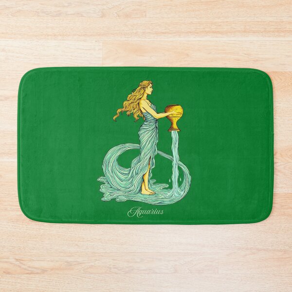 Item preview, Aquarius Zodiac Sign, Woman with Flowing Water designed and sold by Marymarice.