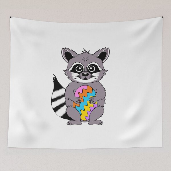 Item preview, Easter Humor Raccoon designed and sold by Sartoris Art.