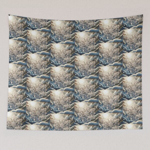Item preview, geometric decorative patterns made of snowflakes designed and sold by Dogandesighn.