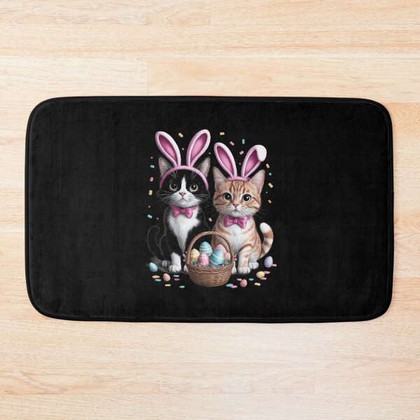 Item preview, Cute Easter Day Cat Bunny Ears Eggs Graphic Men Women Kids designed and sold by diyoor.