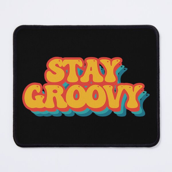 Item preview, Stay Groovy Hippie Font Quote designed and sold by HotHibiscus.