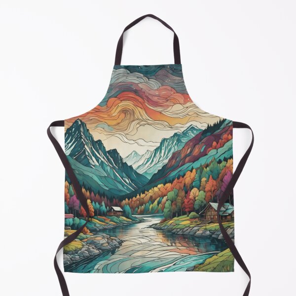 Item preview, Rocky Mountains camp site designed and sold by DesignerChic111.