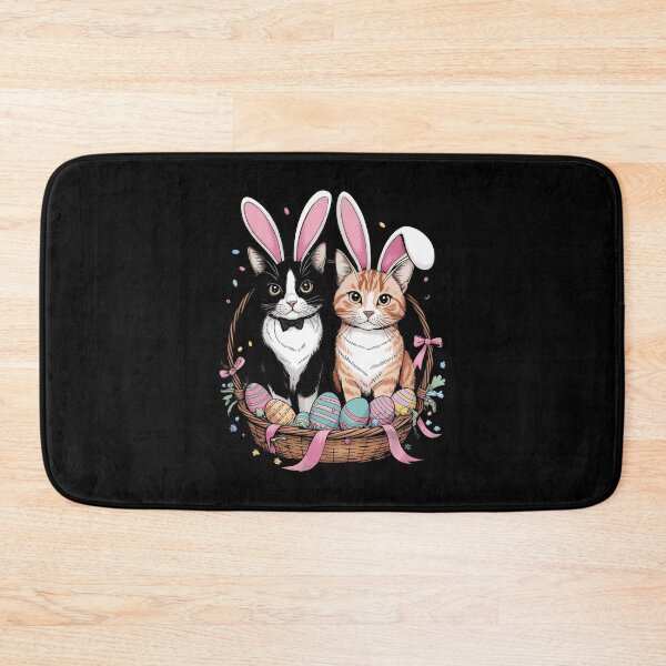 Item preview, Easter Day Cat Bunny Ears Eggs Graphic Men Women Kids Funny designed and sold by diyoor.