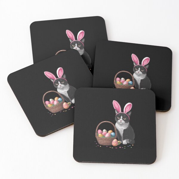Item preview, Easter Day Cat Bunny Ears Eggs Graphic Men Women Kids Funny designed and sold by diyoor.