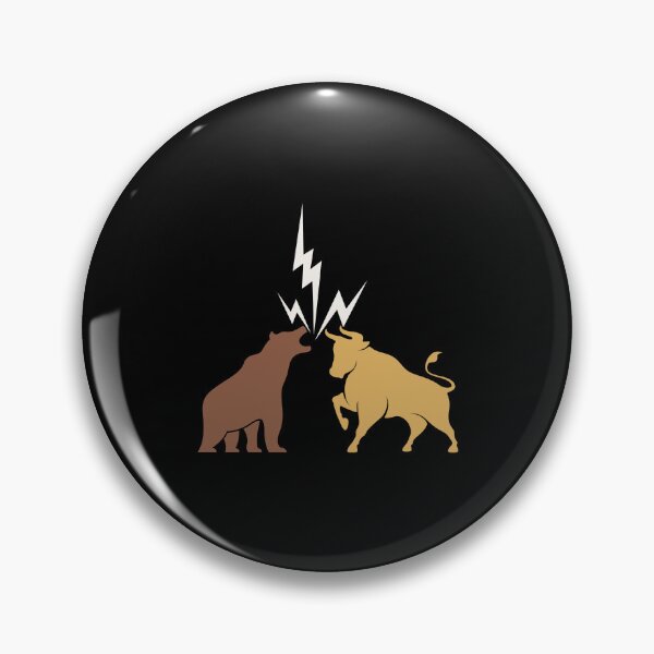 Item preview, Bull vs Bear: Trading Battle, funny, gifts, you, designed and sold by Ewelina Niemiec.
