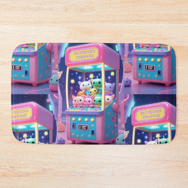 Item preview, Kawaii Claw Machine Arcade | Cute Pastel Plushie Grabber Digital Art designed and sold by OPURA.