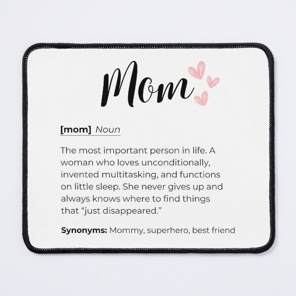Item preview, Mom Definition – Funny & Heartwarming Gift for Mothers designed and sold by SuperLifeShop.