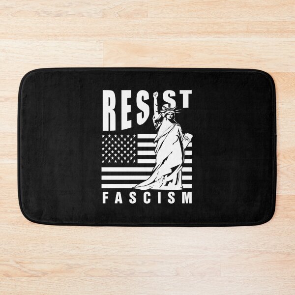 Item preview, Resist Fascism Statue of Liberty USA Flag FDT Stickers designed and sold by EthosWear.