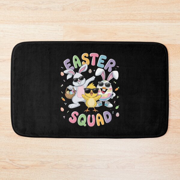 Item preview, Groovy Funny Rabbit Egg Chick Easter Squad Day Mens Boys Kid 1 designed and sold by diyoor.
