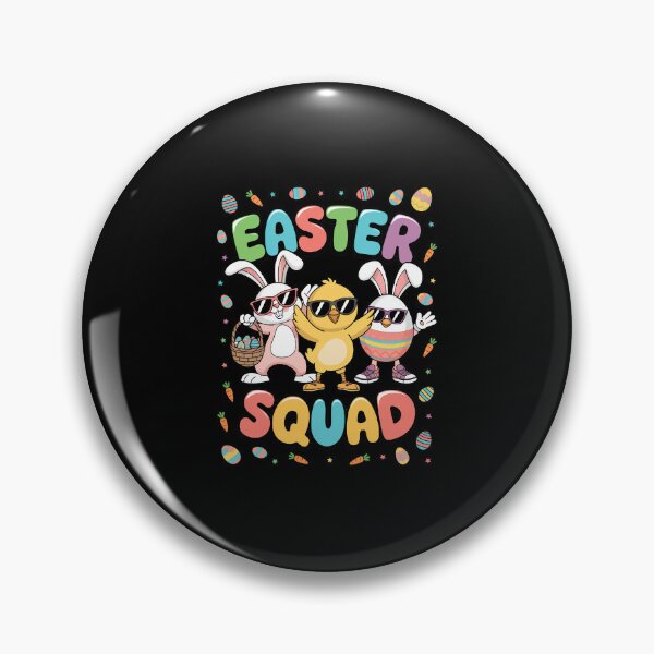 Item preview, Groovy Funny Rabbit Egg Chick Easter Squad Day Mens Boys Kid  designed and sold by diyoor.