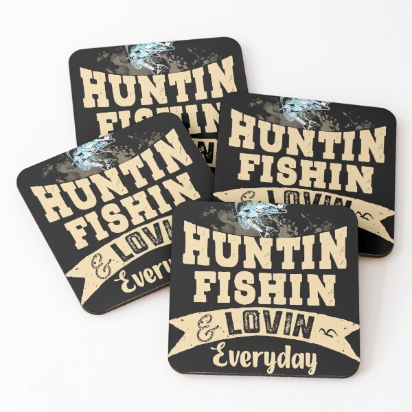 Item preview, Huntin' Fishin' and Lovin' Everyday T shirt Hunting Fishing Tee T-Shirt designed and sold by StreetArtPro.