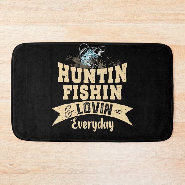 Item preview, Huntin' Fishin' and Lovin' Everyday T shirt Hunting Fishing Tee T-Shirt designed and sold by StreetArtPro.