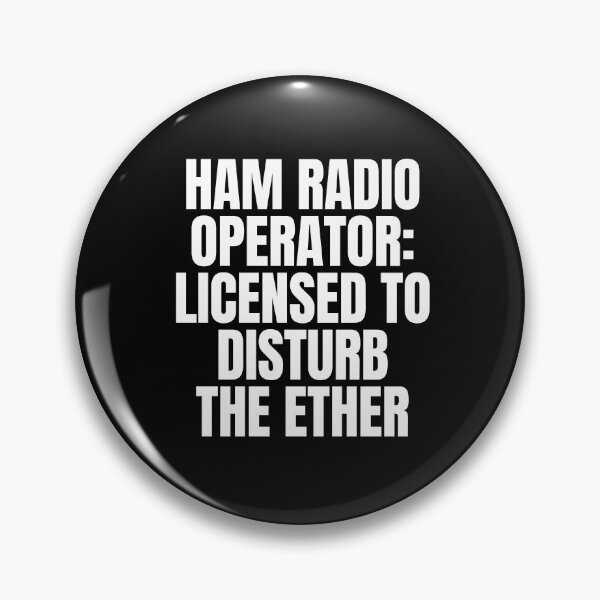 Item preview, Ham Radio Operator Licensed to Disturb the Ether - Funny Ham Radio designed and sold by FarmOfCuties.