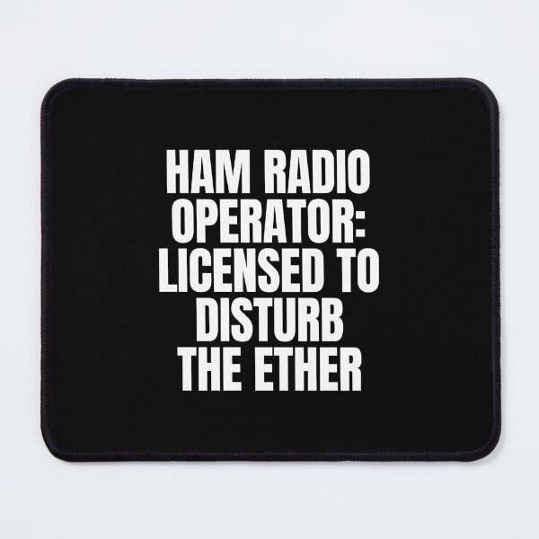 Item preview, Ham Radio Operator Licensed to Disturb the Ether - Funny Ham Radio designed and sold by FarmOfCuties.