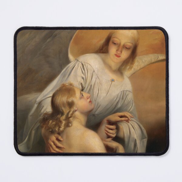 Item preview, An Angel Brings the Dead Body of Abel to Heaven by Edouard Dujardin designed and sold by InnerCitadel.