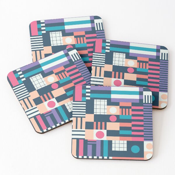 Item preview, Midnight Blocks - Electric Dreams designed and sold by designerham.