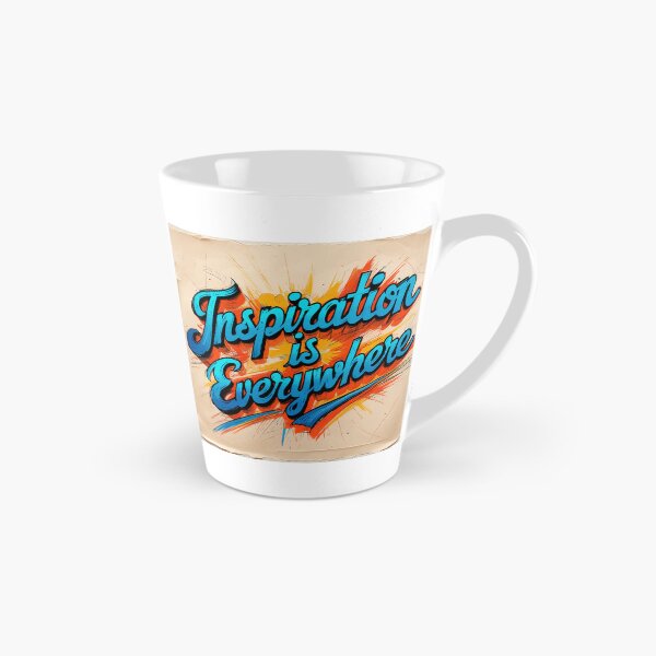 Item preview, Inspiration is Everywhere - Hand Lettered Motivational Quote designed and sold by Moss and Moon Studio.