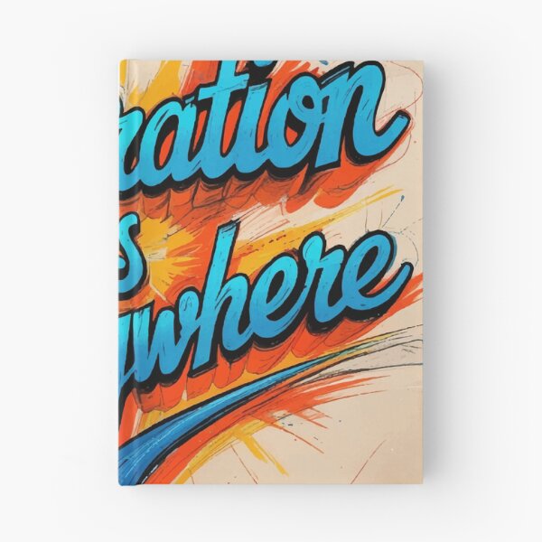 Item preview, Inspiration is Everywhere - Hand Lettered Motivational Quote designed and sold by Moss and Moon Studio.