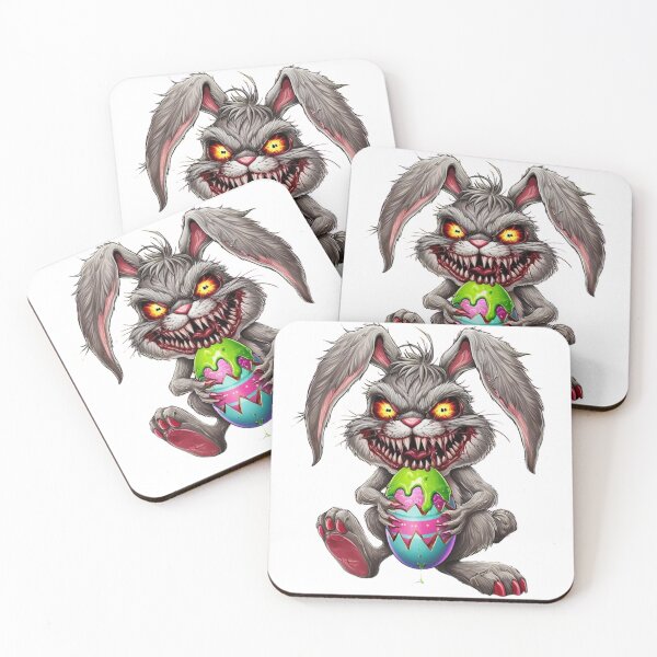 Item preview, The Easter Chick's worst nightmare, the deranged Easter bunny! designed and sold by Rebel Fusion.