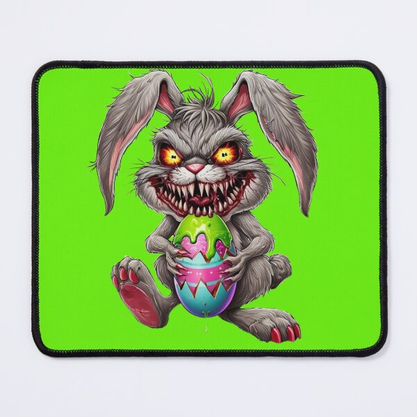 Item preview, The Easter Chick's worst nightmare, the deranged Easter bunny! designed and sold by Rebel Fusion.
