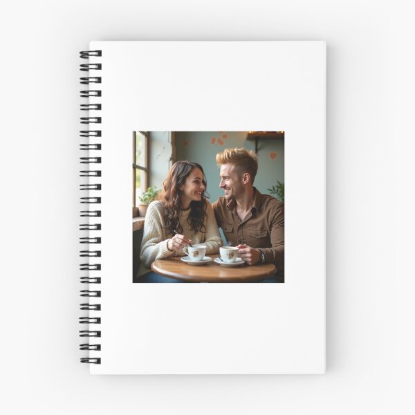 Item preview, Cozy Coffee Date – A Warm & Romantic Café Moment designed and sold by Srahul.