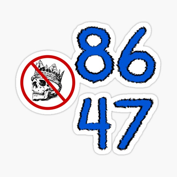 Item preview, 86 47 Anti Trump Protest Merch designed and sold by ALilThisAndThat.