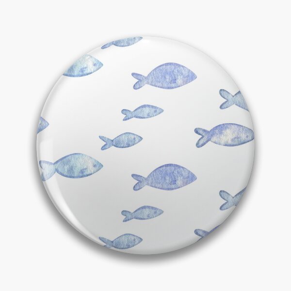 Item preview, lofi painted fish pattern designed and sold by cherry by hs (coucou).