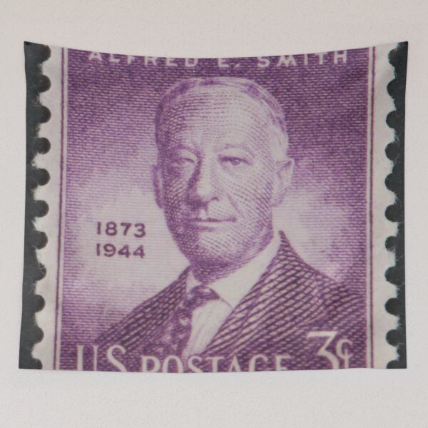 Item preview, Alfred E. Smith (1873-1944), Governor of New York, postage stamp, USA, 1945 designed and sold by Photopat.