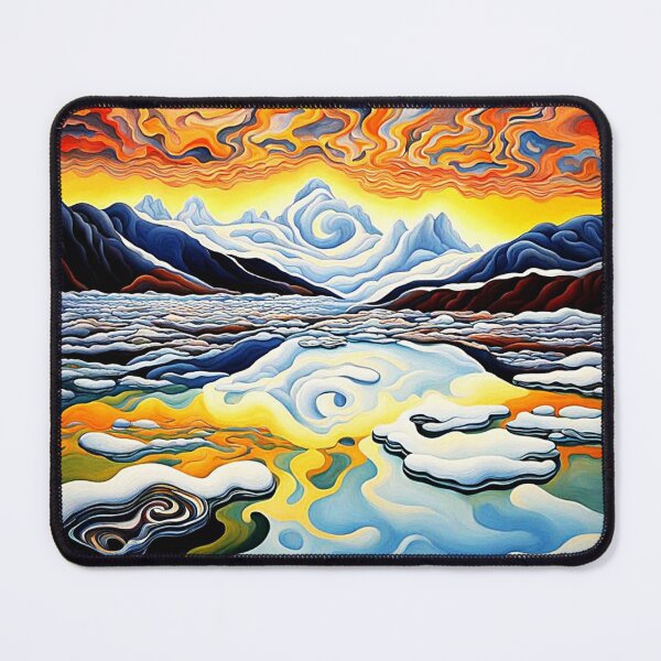 Item preview, Clouds over icy landscape 1 designed and sold by George Hutton Hunter.