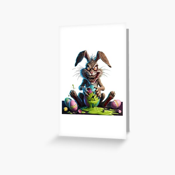 Item preview, "Deranged Easter Bunny: Adorably Sinister" designed and sold by Rebel Fusion.