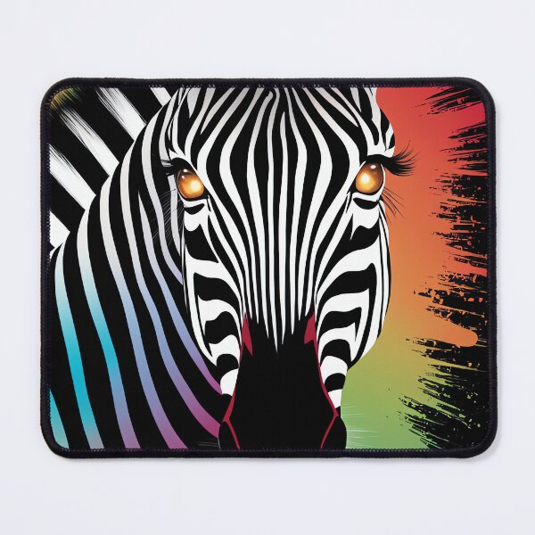 Item preview, Beautiful Zebra Art, Vibrant Safari Animal designed and sold by madtoyman.