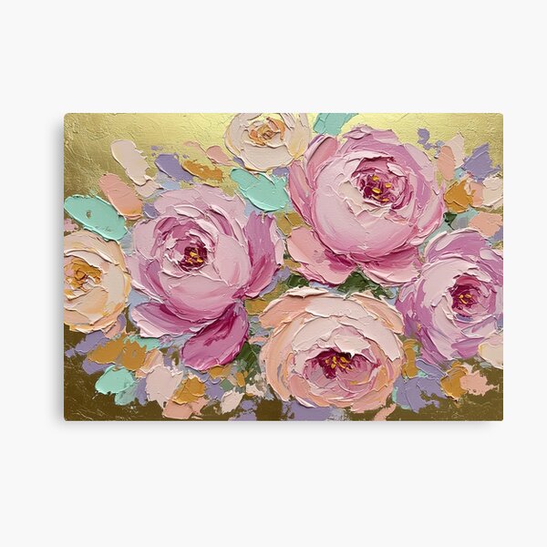 Aperçu de l'œuvre Pivoines roses de Gustav Klimt créée et vendue par maniacfitness.
