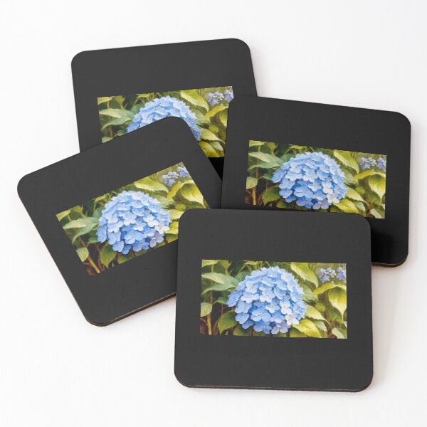 Item preview, From the Garden : blue hydrangea hortensia#1 designed and sold by Helios Be. Lavsh.